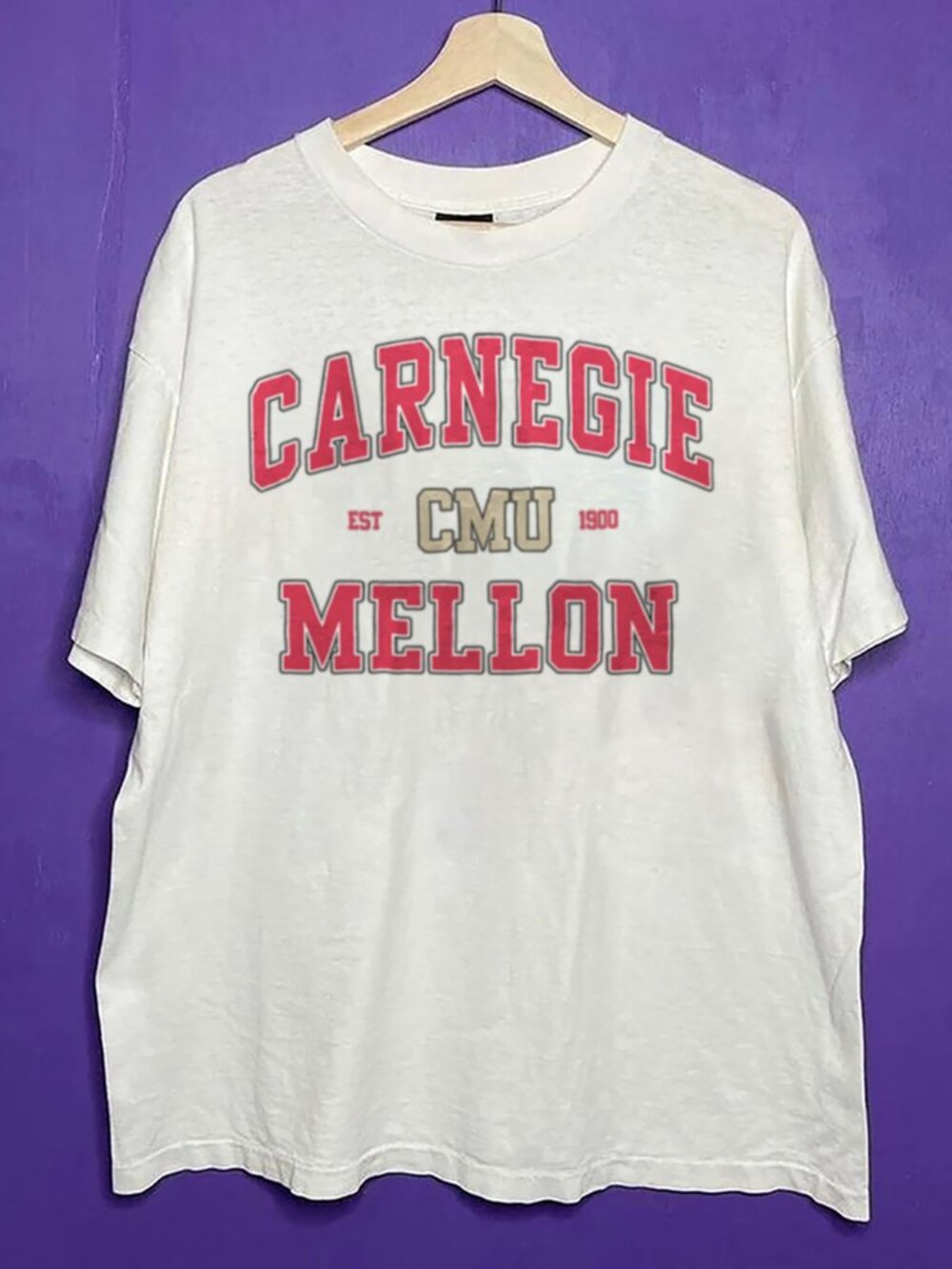 Carnegie Mellon University Shirt, Retro CMU Carnegie Mellon University Shirt Tee